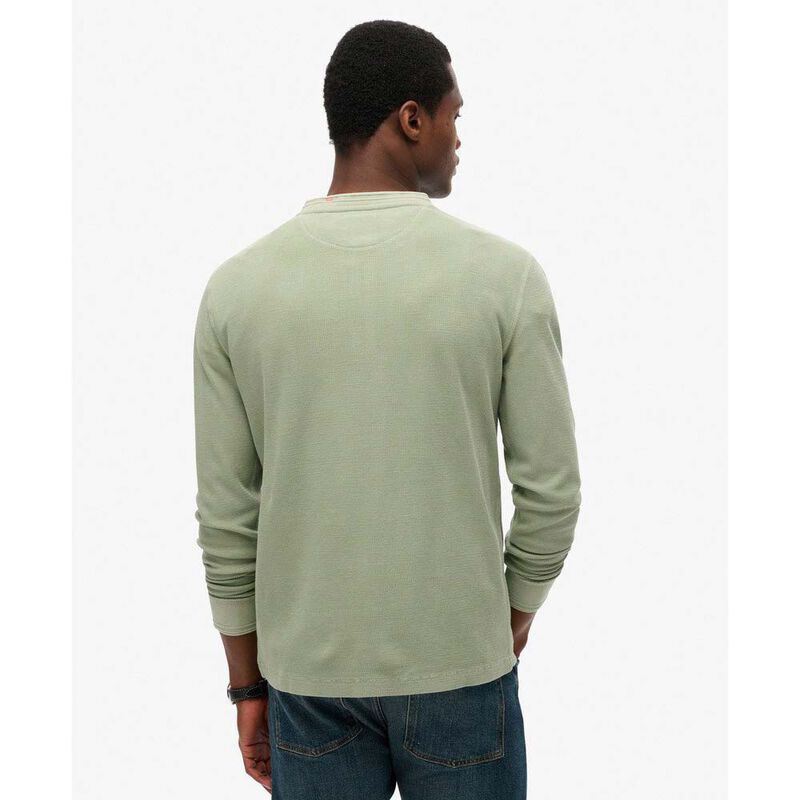 Superdry Lw Textured Grandad Top image number 1